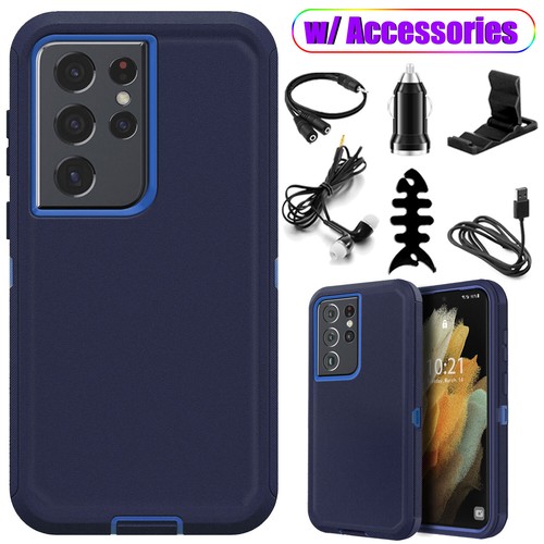For Samsung Galaxy S21 Ultra S21+ 21 FE 5G Heavy Duty Phone Case Cover Accessory - Picture 26 of 79