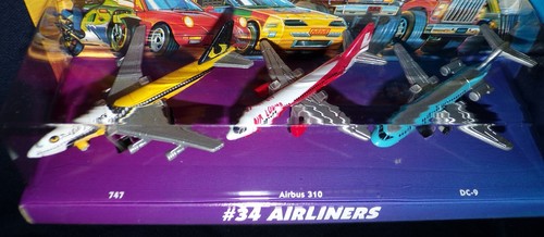 Set 3 MICRO MACHINES SIGILLATI - Presidenziali, Aerei di linea e Air Racers - Foto 3 di 4