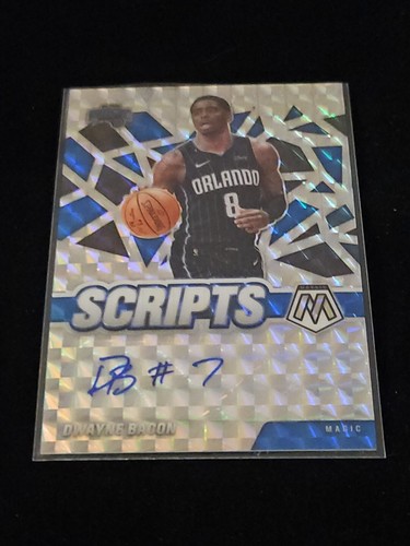 Mosaico Panini 2020-21 Silver Mosaic Scripts autógrafo Dwayne Bacon Orlando Magic - Imagen 3 de 4