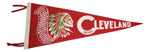 1948 Cleveland Indians Baseball 29" Wimpel - Bild 1 von 4