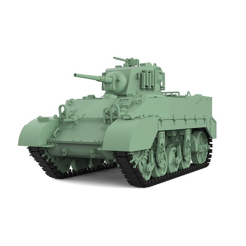 SSMODEL SS24507 1/24 Military Model Kit US M5 Stuart Light Tank - Bild 2 von 5