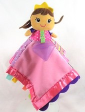 infantino Princess Doll Lovey Security Blanket Teether Plush Texture Feel
