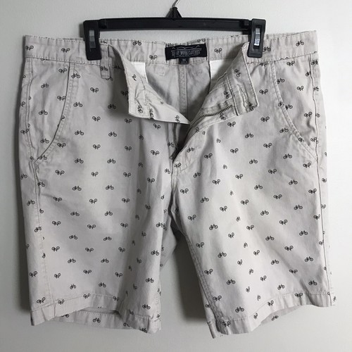 Abbigliamento da lavoro domenica pantaloncino bici beige chino cotone uomo taglia 36 piatto davanti - Foto 5 di 12