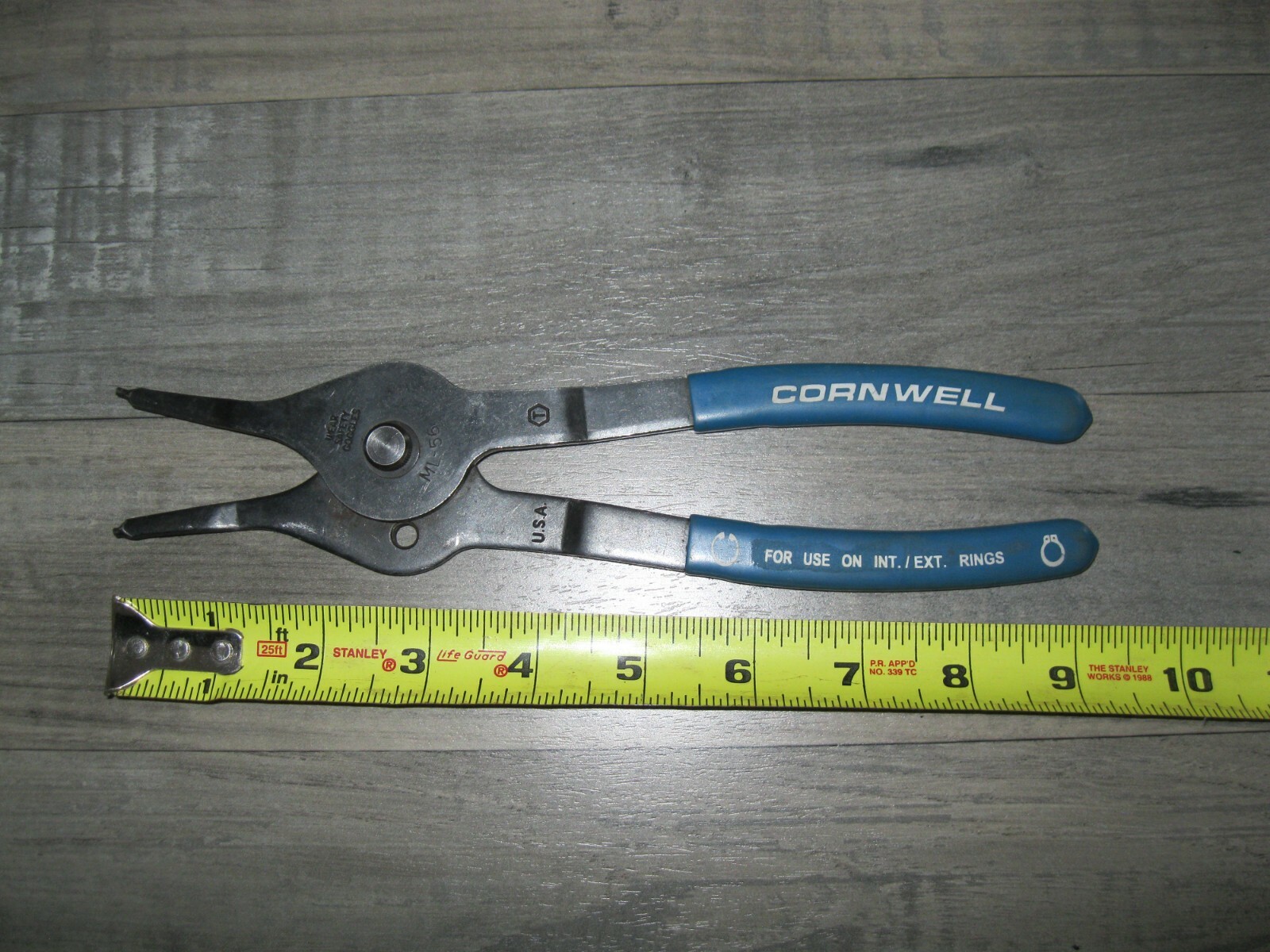 Broken CORNWELL 9" Convertible Internal External Snap Ring Pliers eBay