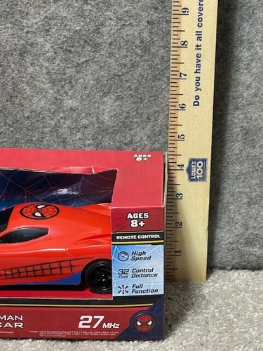 Spider-Man RC Race Car High Speed 32ft Distance Full Function Ages 8+ Marvel - Picture 13 of 13
