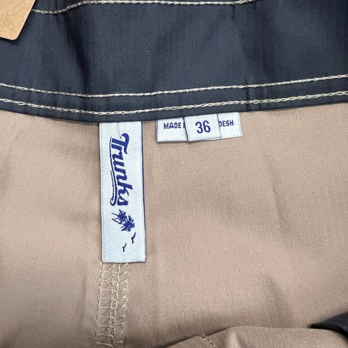 Trunks Voyager Pantalones Cortos Para Hombre 36 Beige Carga Híbrido Elastizado Senderismo Aire Libre 8" pulgadas - Imagen 6 de 9