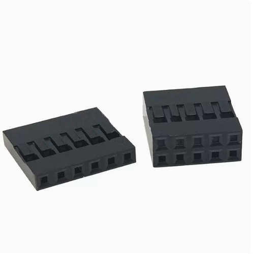 Single/Double Row DuPont 2.54mm Connector Plug Housing Shell 1-10Pin 2×2-5Pin - Picture 4 of 5