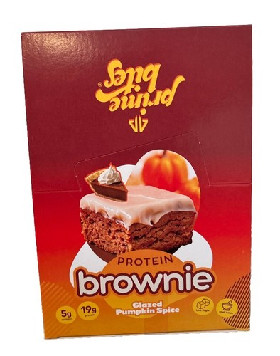 12 Stück Protein Brownie Glasur Pumpkin Spice Geschmack Neu in einer Box - Bild 4 von 4