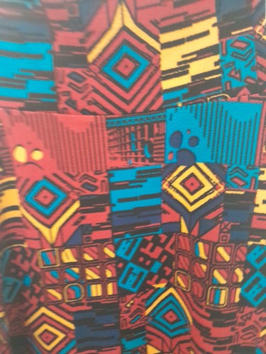 LulaRoe Azure Rock kaum getragen Größe Small bunte geometrische Designs - Bild 2 von 5