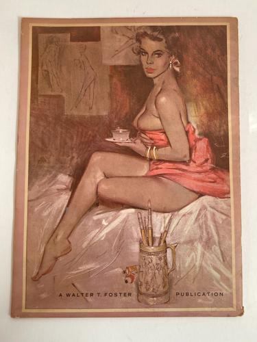 Fritz Willis 'The Nude All colour plates, vintage pin ups Pub. Walter T Foster - Picture 2 of 6
