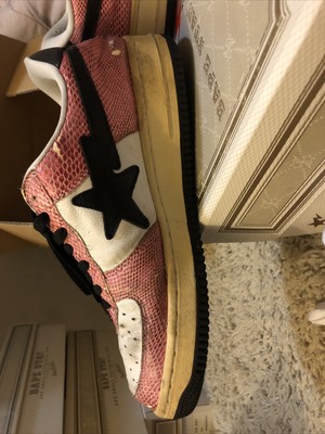 A BATHING APE Python snake design スニーカー 通販激安で人気