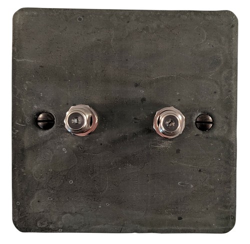 Interruptores de luz G&H Flat Plat de peltre rústico FRP3, enchufes, atenuadores, palancas - Imagen 38 de 44
