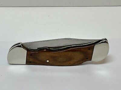 VINTAGE CASE XX CURLY MAPLE LARGE FOLDING LOCK POCKET KNIFE VINTAGE CASE XX CURLY MAPLE LARGE FOLDING LOCK POCKET KNIFE