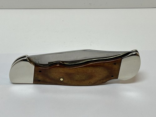 VINTAGE CASE XX CURLY MAPLE LARGE FOLDING LOCK POCKET KNIFE 7103L FG WOOD GG - Picture 2 of 10