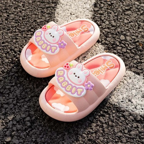 Boys Girls Slippers Cute Cartoon Children Summer Sandals Soft Comfortable Kids B - Picture 4 of 10