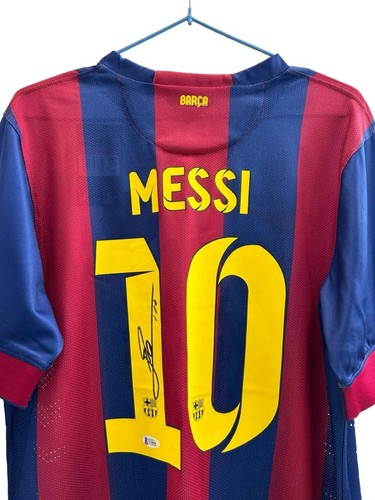 QATAR AIRWAYS Jersey Messi Barcelona Signed Autographed BAS Authentication - Picture 6 of 6