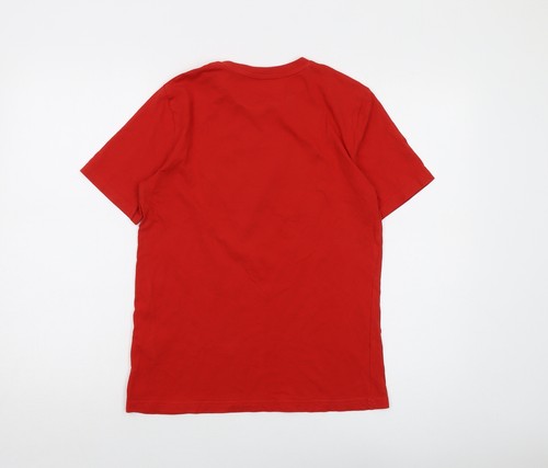 Dc Originals Womens Red Cotton Basic T-Shirt Size XL Crew Neck - Picture 2 of 10