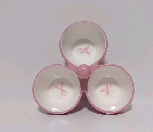 Pampered Chef Simple Additions Pink Bowl Trio #2069 Help Whip Cancer Snack Dip - Picture 7 of 13