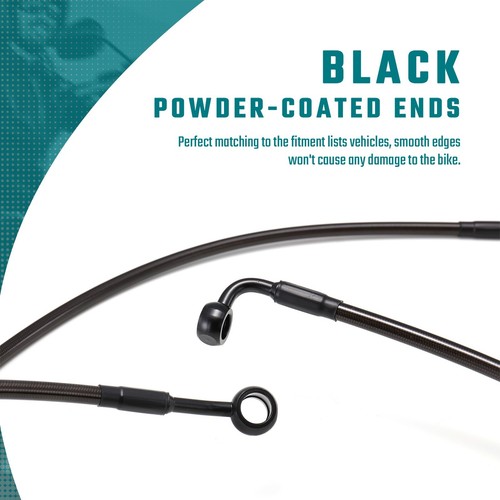 42" Hydraulic Front Brake Line for Dyna Low Rider Wide Super Glide 96-06 NO ABS - Foto 4 di 8