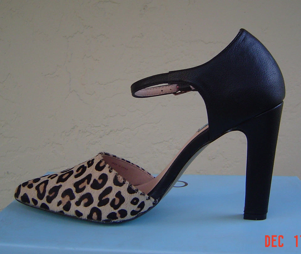 NEW CYNTHIA ROWLEY BLACK  LEATHER POINTY  PUMPS SIZE 7.5 M $95 - Image 2 of 2