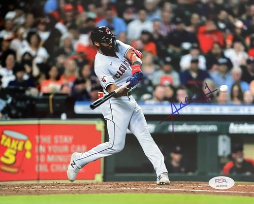 Amed Rosario Signed Autographed Cleveland Guardians 8x10 Photo PSA/DNA - Picture 1 of 2