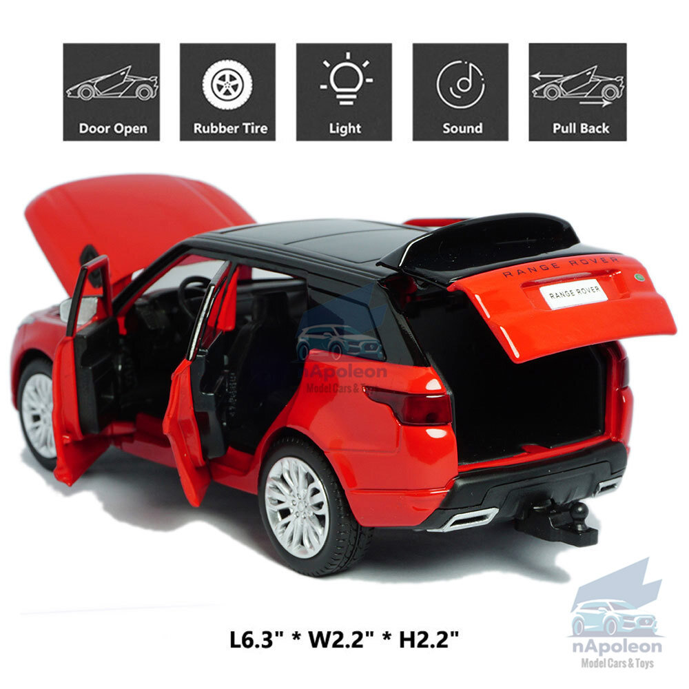 RANGE ROVER SPORT 公式ミニカー Land Rover | Range Rover Sport 1:43 Scale Model - Red