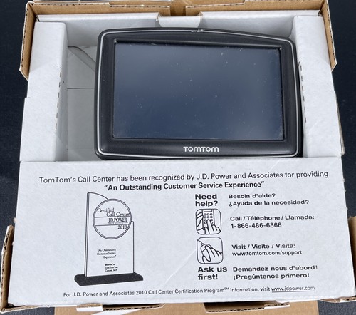 NOS TOMTOM XL 350 TM CAR GPS 4.3" LCD Navigation - Loaded Refurbished Complete - Afbeelding 2 van 5