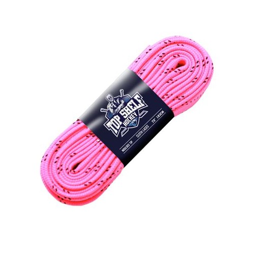 Hockey Laces Cloth PinkBlack Top Shelf Hockey 84" 20 Pack Hockey Laces Cloth PinkBlack Top Shelf Hockey 84" 20 Pack