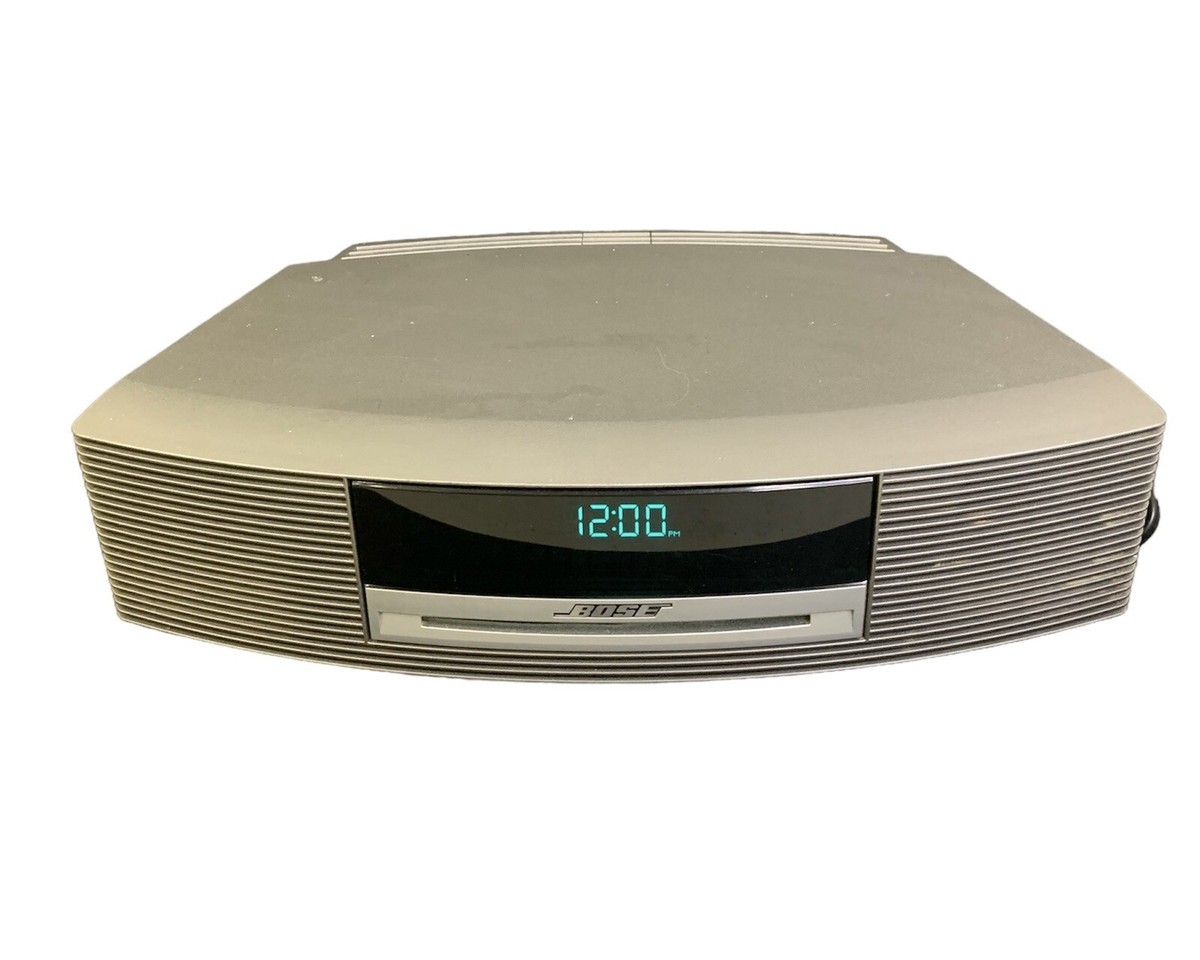 Bose Wave Music System CD Player AWRCC1 AM/FM Radio Titanium Bose Wave Music System CD Player AWRCC1 AM/FM Radio Titanium