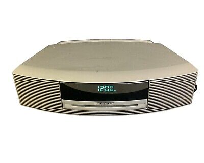 Bose Wave Music System CD Player AWRCC1 AM/FM Radio Titanium Bose Wave Music System CD Player AWRCC1 AM/FM Radio Titanium