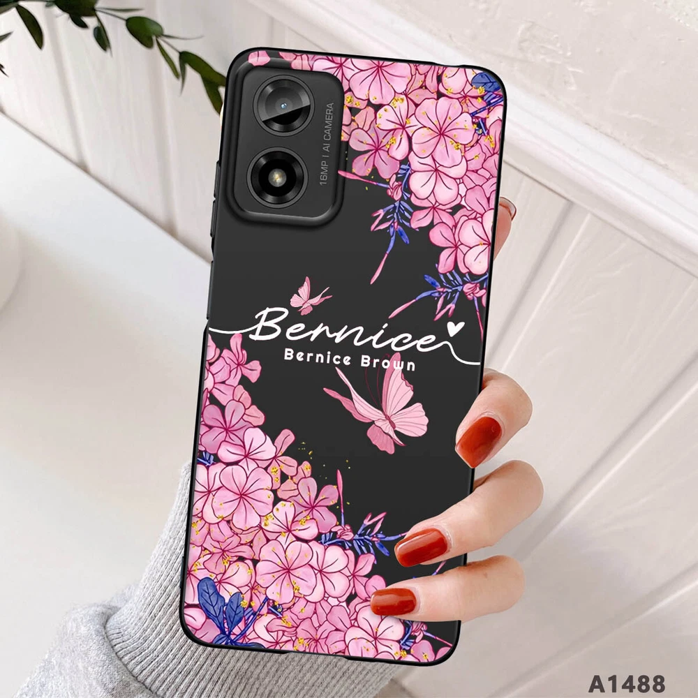 Motorola Moto G Play G Power 2024 2025 Custom Floral Phone Case