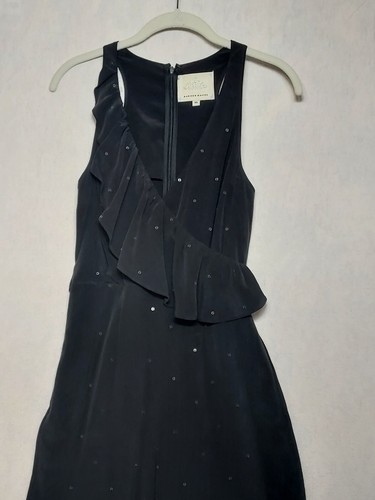 Mono Mameluco Madison Marcus 100 % Seda Lentejuelas Volantes Traje de Una Pieza Talla XS - Imagen 2 de 22