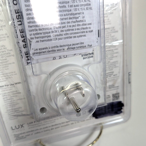 Lux WIN100 programmierbarer Steckdose Thermostat 3-polig AC geerdet NEU IN VERPACKUNG - Bild 4 von 7