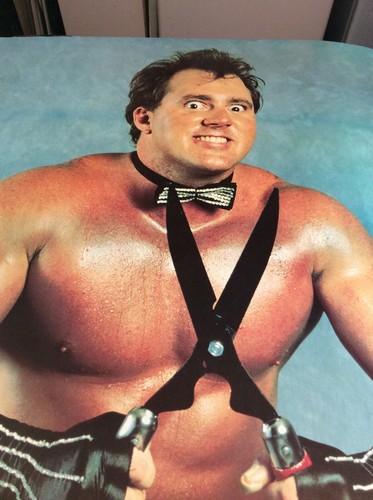 RARE 1980S WWF WRESTLING POSTER BRUTUS THE BARBER BEEFCAKE WWE - Picture 2 of 4