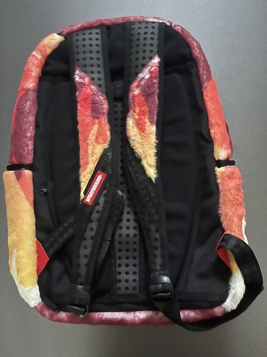Sprayground Diablo Cozy Velour Fur Backpack - NEW - RARE - Picture 2 of 6