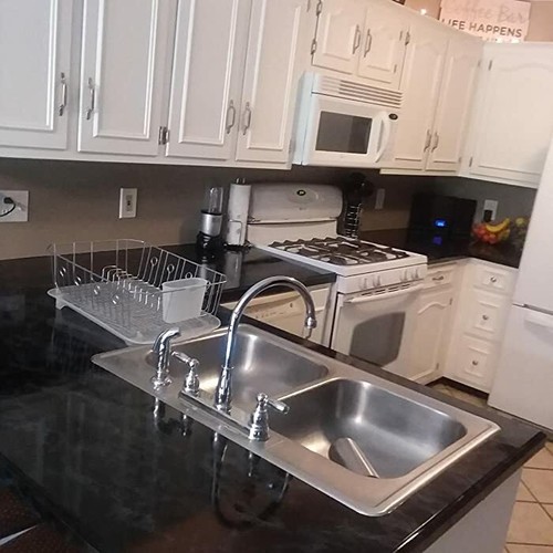 Black Marble Granite Paper Countertop Vinyl Self Adhesive Film 17" x 78" Roll - Picture 11 of 14