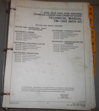 JOHN DEERE 450G 455G 550G 555G 655G TECHNICAL SERVICE SHOP OP TEST MANUAL TM1403