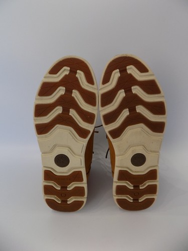 Timberland Botas con Cordones Talla 5 38 Cuero Tostado Tacón Bajo Ligeras Niños Mujeres - Imagen 8 de 16
