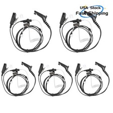 5PCS Mic Earpiece Headset PTT For XPR7550 XPR7580 XPR7350e XPR7550e Radio