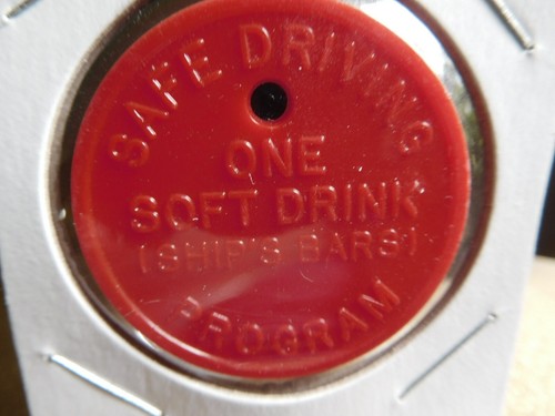 DW SS PRINCESS MARGUERITE CANADA COASTAL SHIP RED TOKEN SHIPS BAR SAFE DRIVING ! - Picture 2 of 5