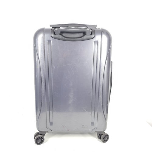 Delsey Helium Aero 22" Spinner Carry On Luggage Expandable PolyCarb Lock Gray - Picture 3 of 7