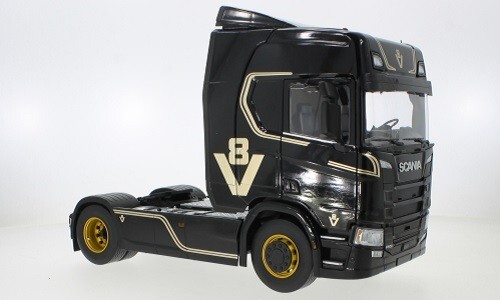 Tractor de sillín Scania R500 V8 negro 1:18 Premium ClassiXXs PCL30216 - Imagen 1 de 1