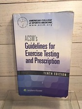 ACSM's Guidelines for Exercise Testing Book American College of Sports Medicine 