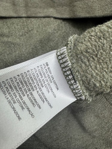 The North Face Hummer EV Fleece Hoodie Pullover Small S Sweatshirt Army Green - Picture 7 of 7