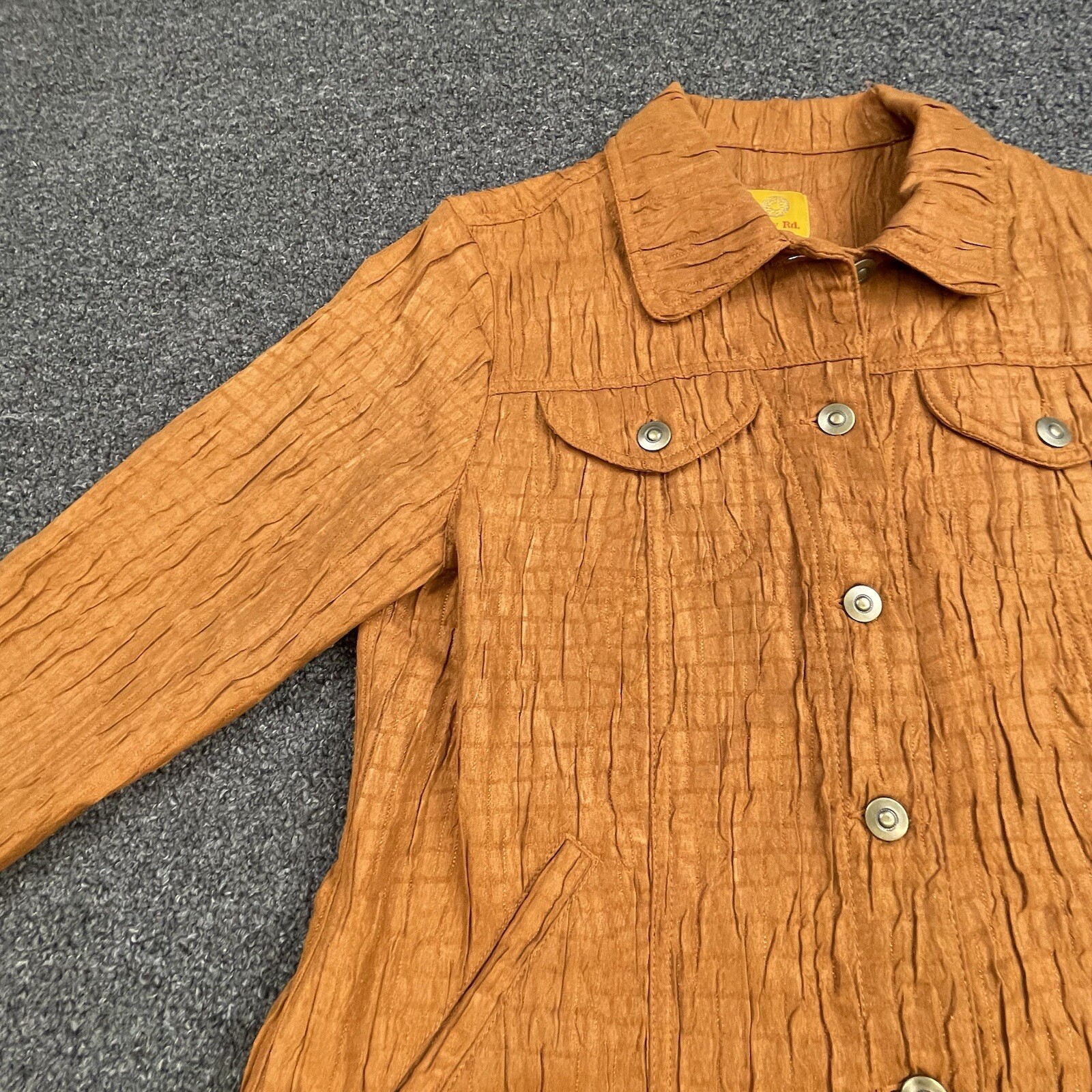 Ruby Rd Womens Jacket 8 Brown Button Up Long Slee… - image 3