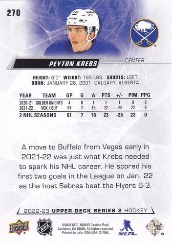 2022-23 Upper Deck Hockey Series Two Commons 251-450 (Pick From List) - Picture 26 of 246