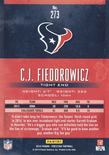 2014 Prestige Football Base Singles Rookies RC #201-300 (Pick Your Cards) - Picture 129 of 179