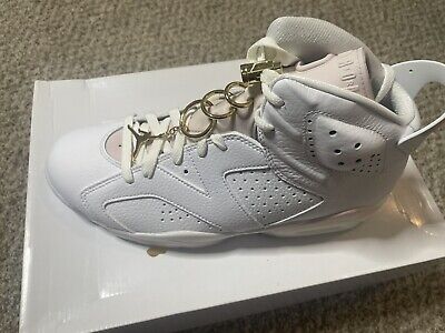Nike Air Jordan 6 Retro Gold Hoops White Gold DH9696-100 Nike Air Jordan 6 Retro Gold Hoops White Gold DH9696-100