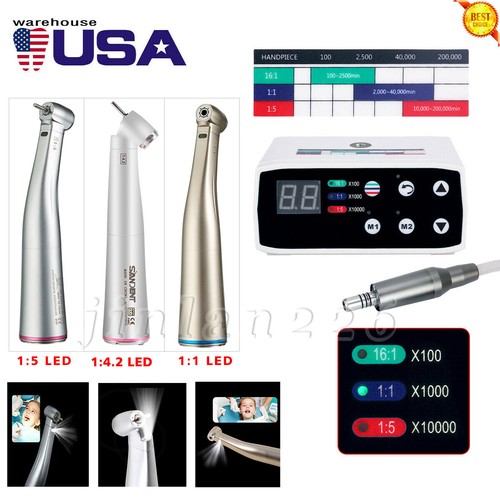 NEW NSK Style Dental LED Brushless Electric Micro Motor 1:5 Increasing Handpiece - Picture 6 of 28