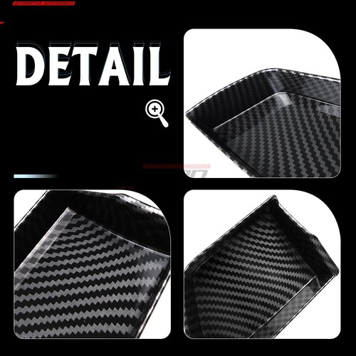4PC Carbon ABS Front Rear Door Handle Cover Trim For Toyota Tacoma TRD Pro 2024+ - Picture 6 of 13